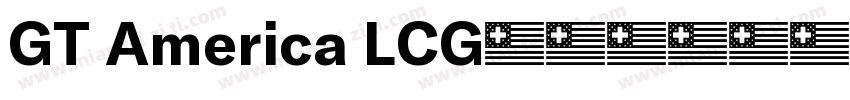 GT America LCG字体转换